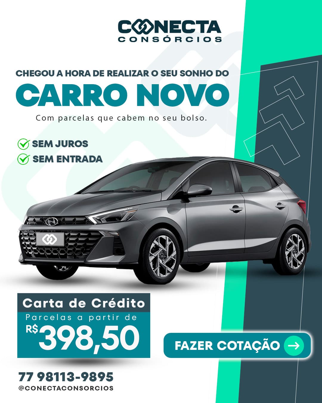 Oferta de consórcio para seu carro novo